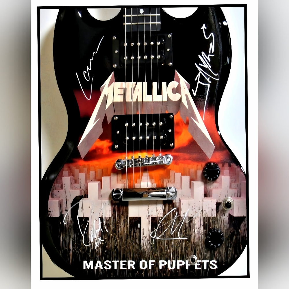 Metallica 8.5"L×11"H Framed Wall Art